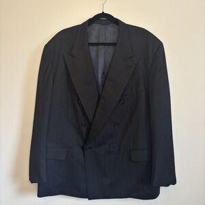 Men's VTG Givenchy Monsieur Pure Wool Sport Coat Blazer Suit Jacket 44R